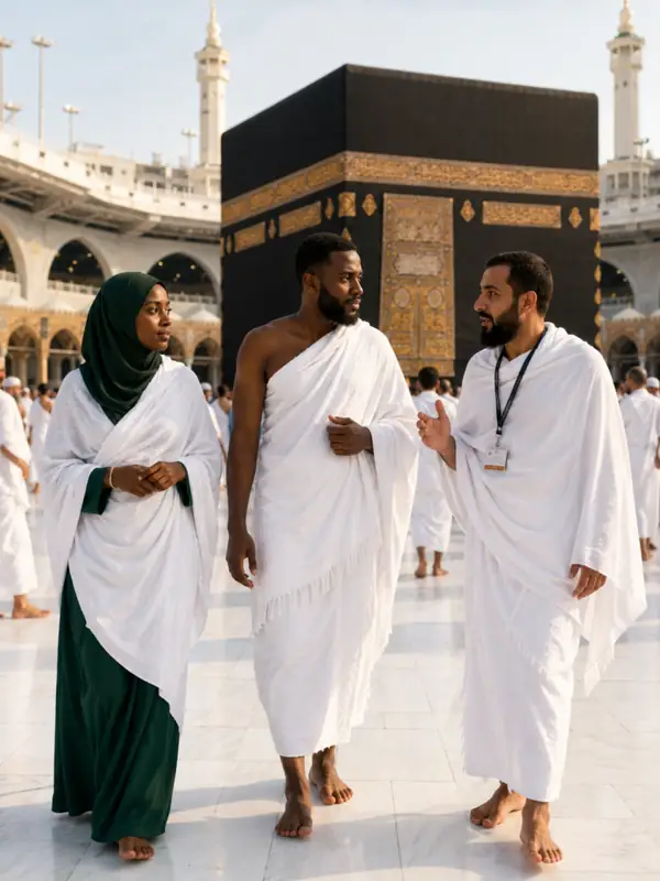 Pèlerins accompagnés à Makkah