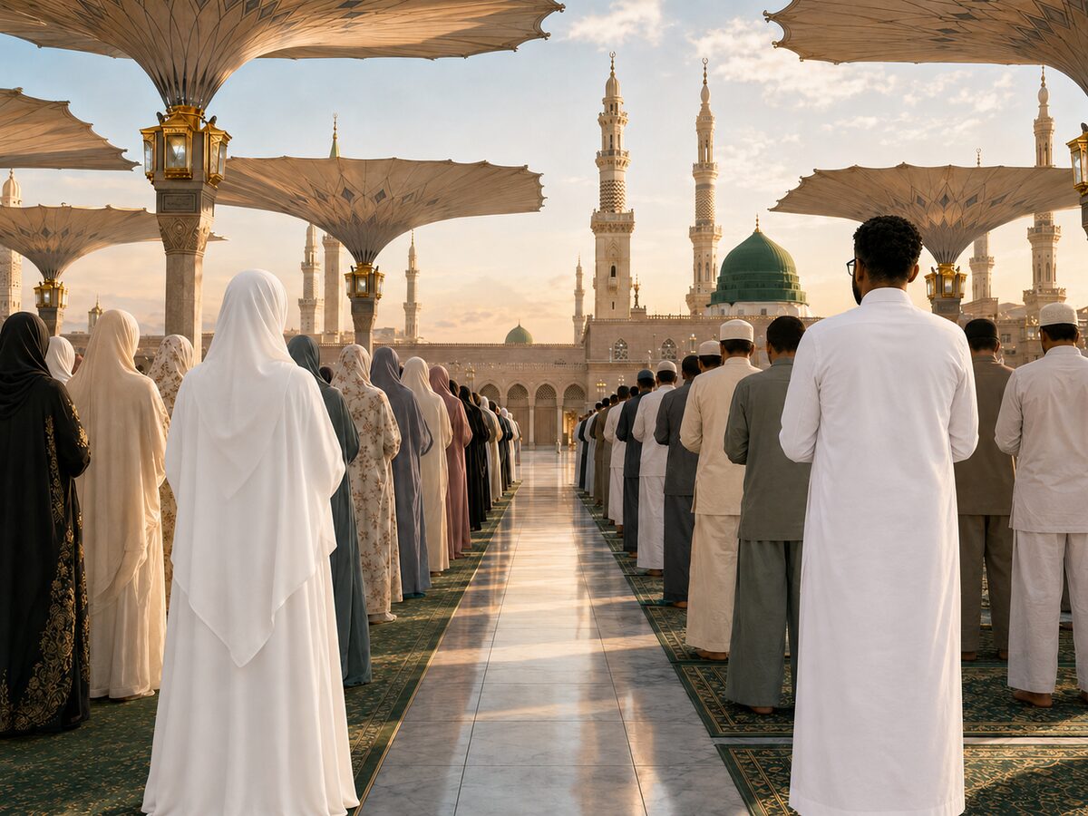 Prière au Masjid Nabawi